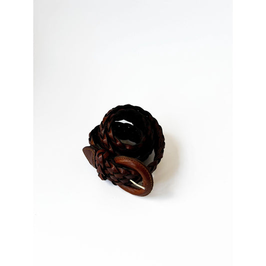 Vintage Brown Genuine Leather Belt