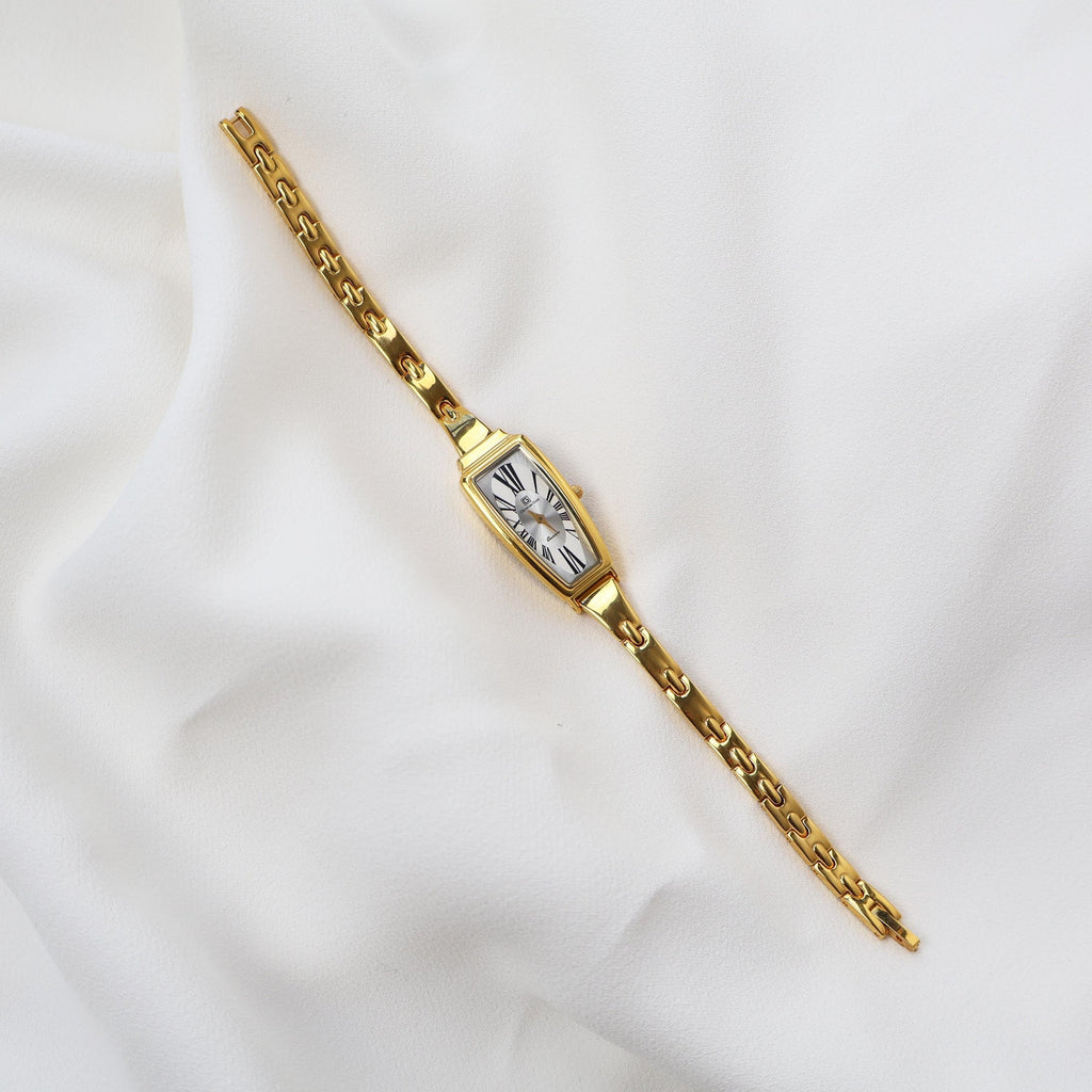 Vintage 18k Gold Plated Christian Gold Watch