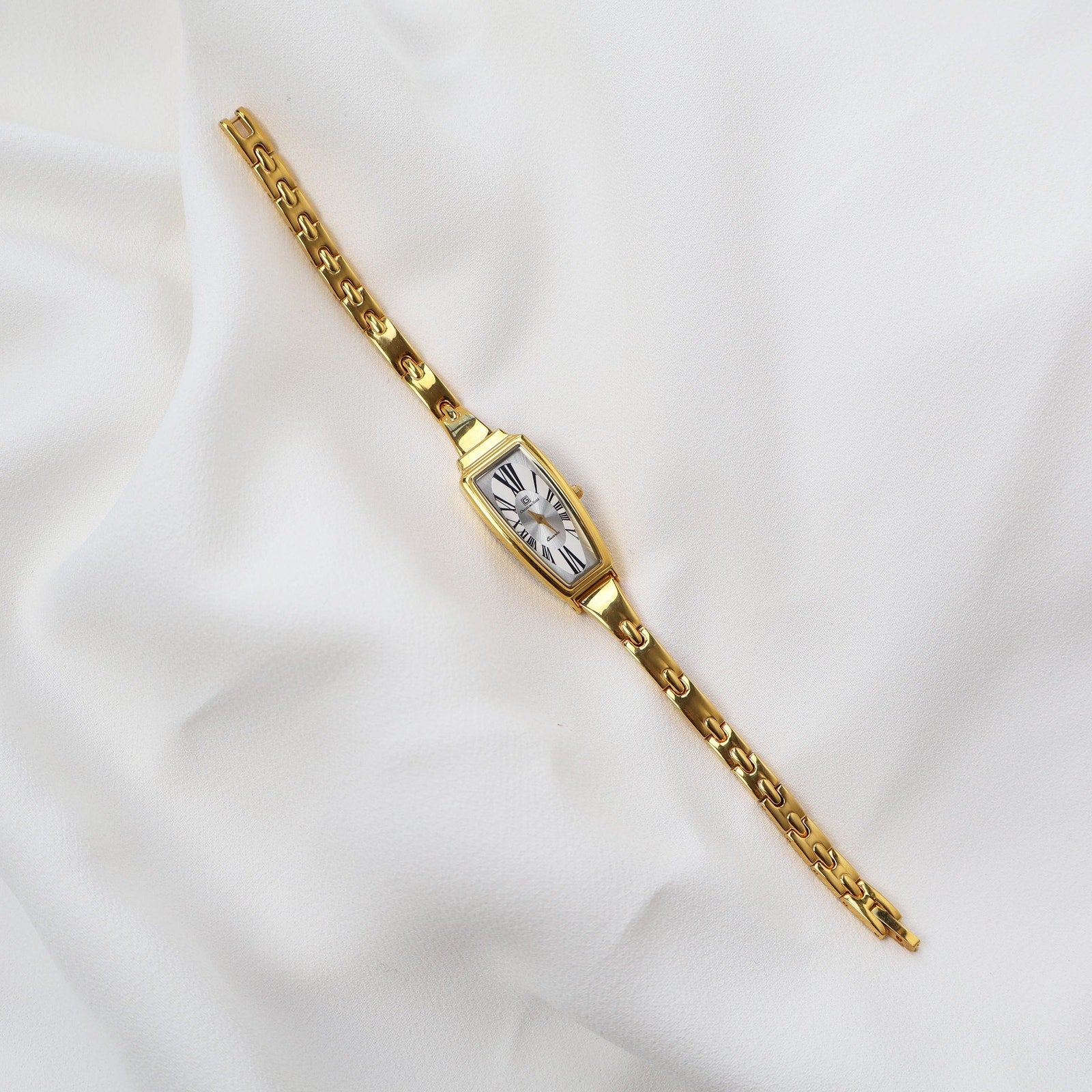 Vintage 18k Gold Plated Christian Gold Watch