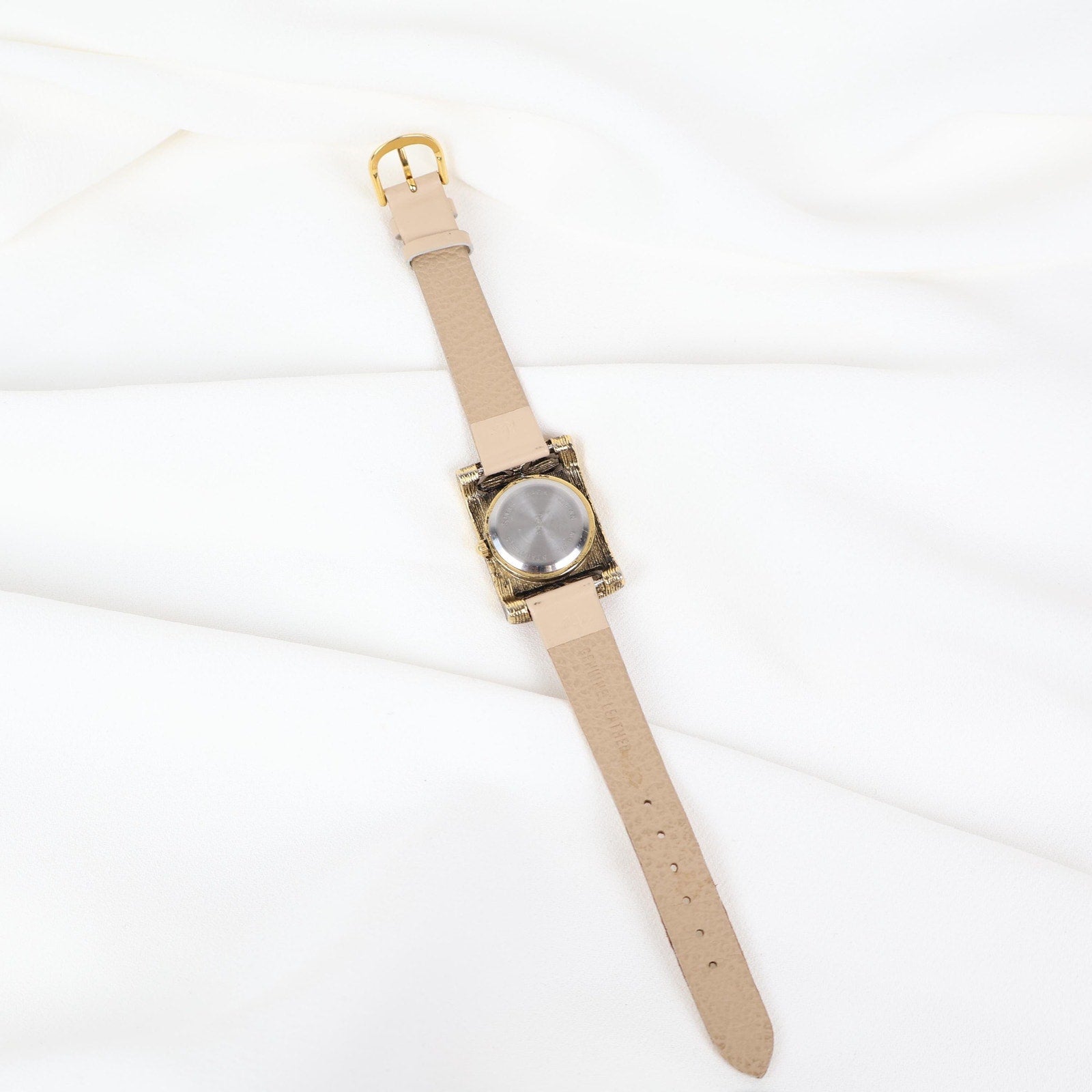 Vintage Anne Koplik Watch with Nude Leather Strap