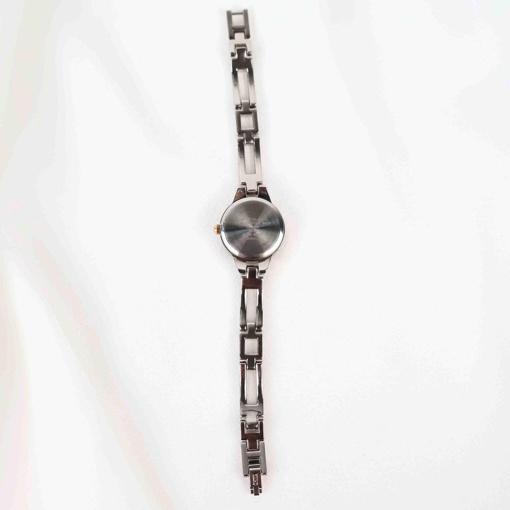 Vintage Two Tone Liz Claiborne Watch with Round Face