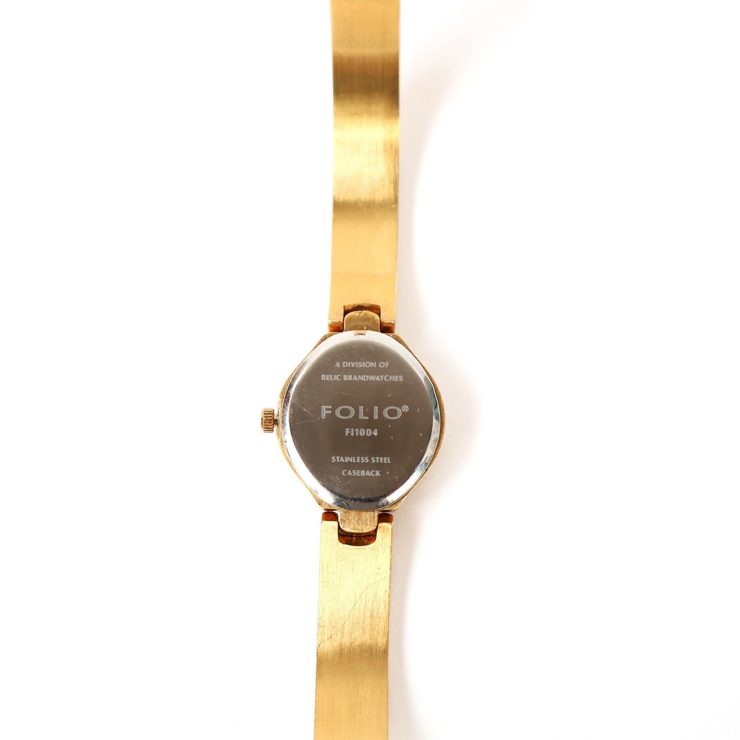 Vintage Gold Watch with Gold Round Face | FOLIO