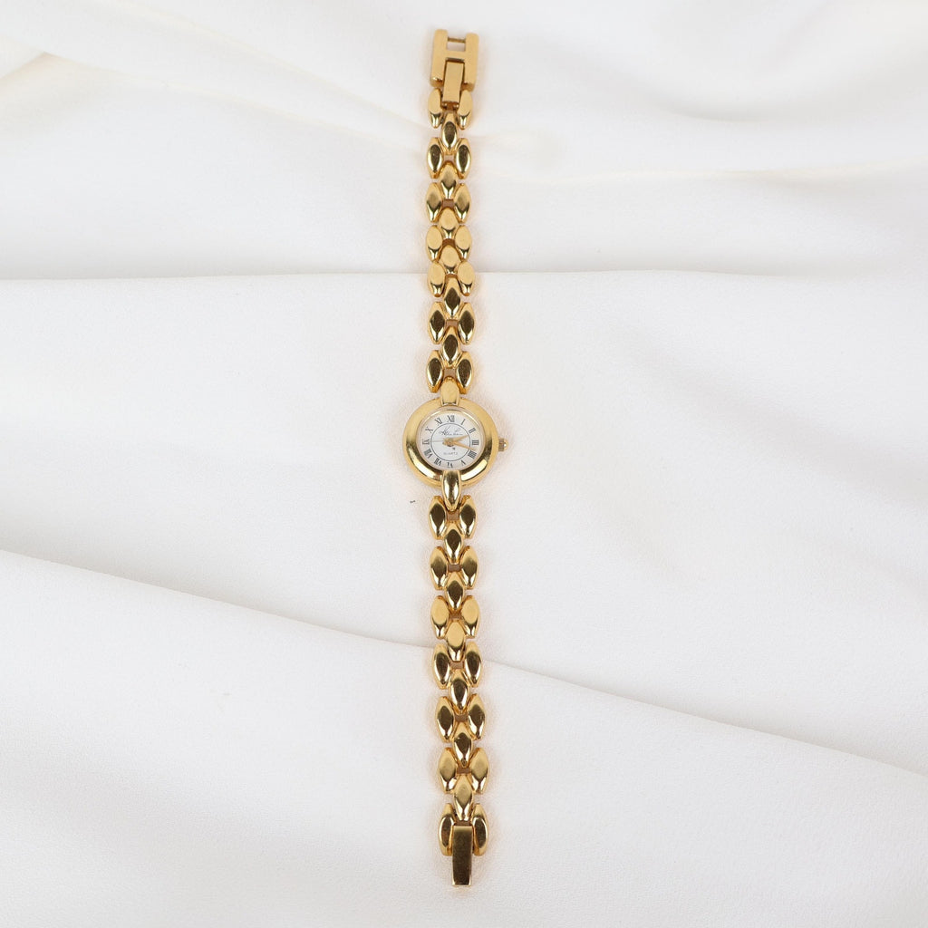 Vintage Gold Tone Kathie Lee Bracelet Watch