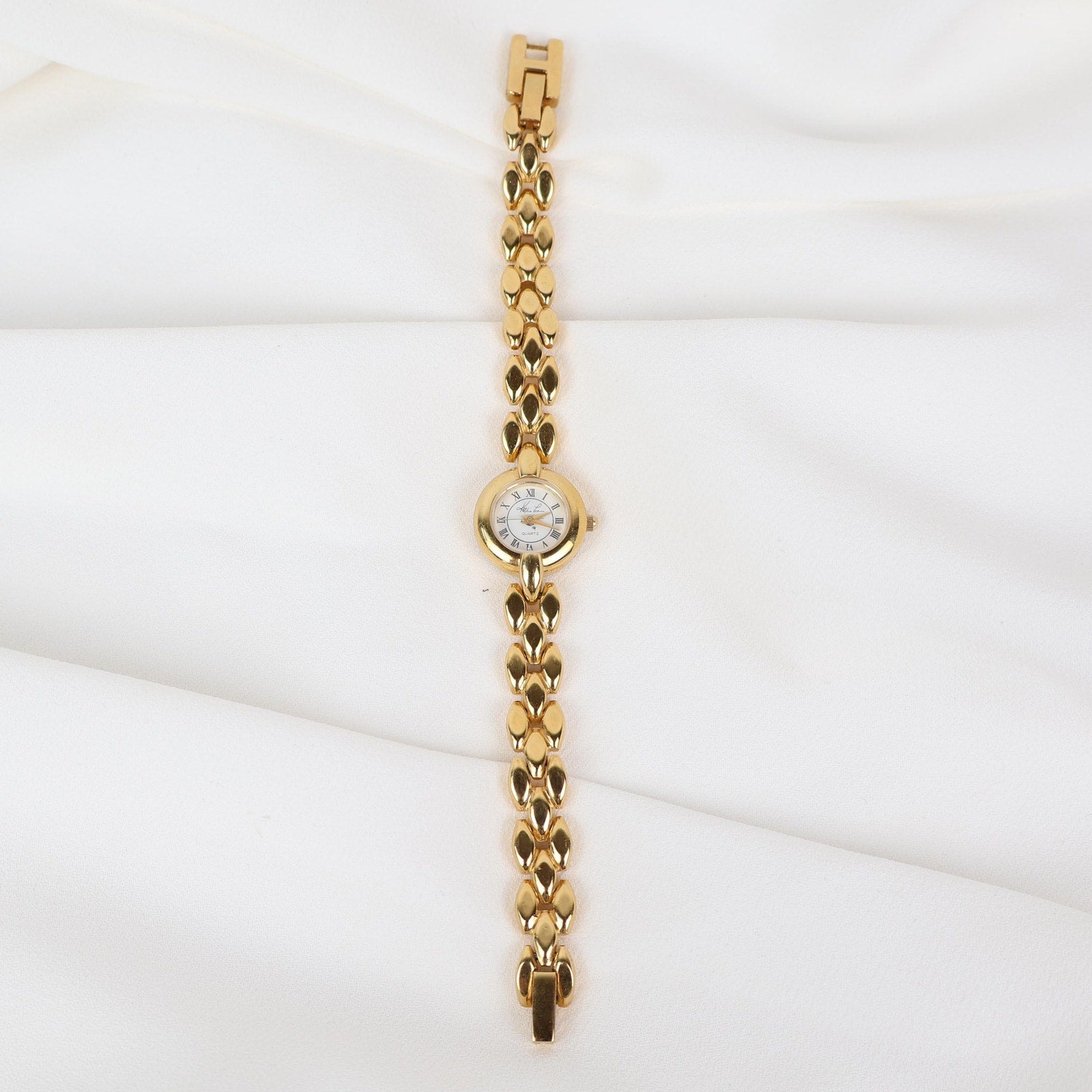 Vintage Gold Tone Kathie Lee Bracelet Watch