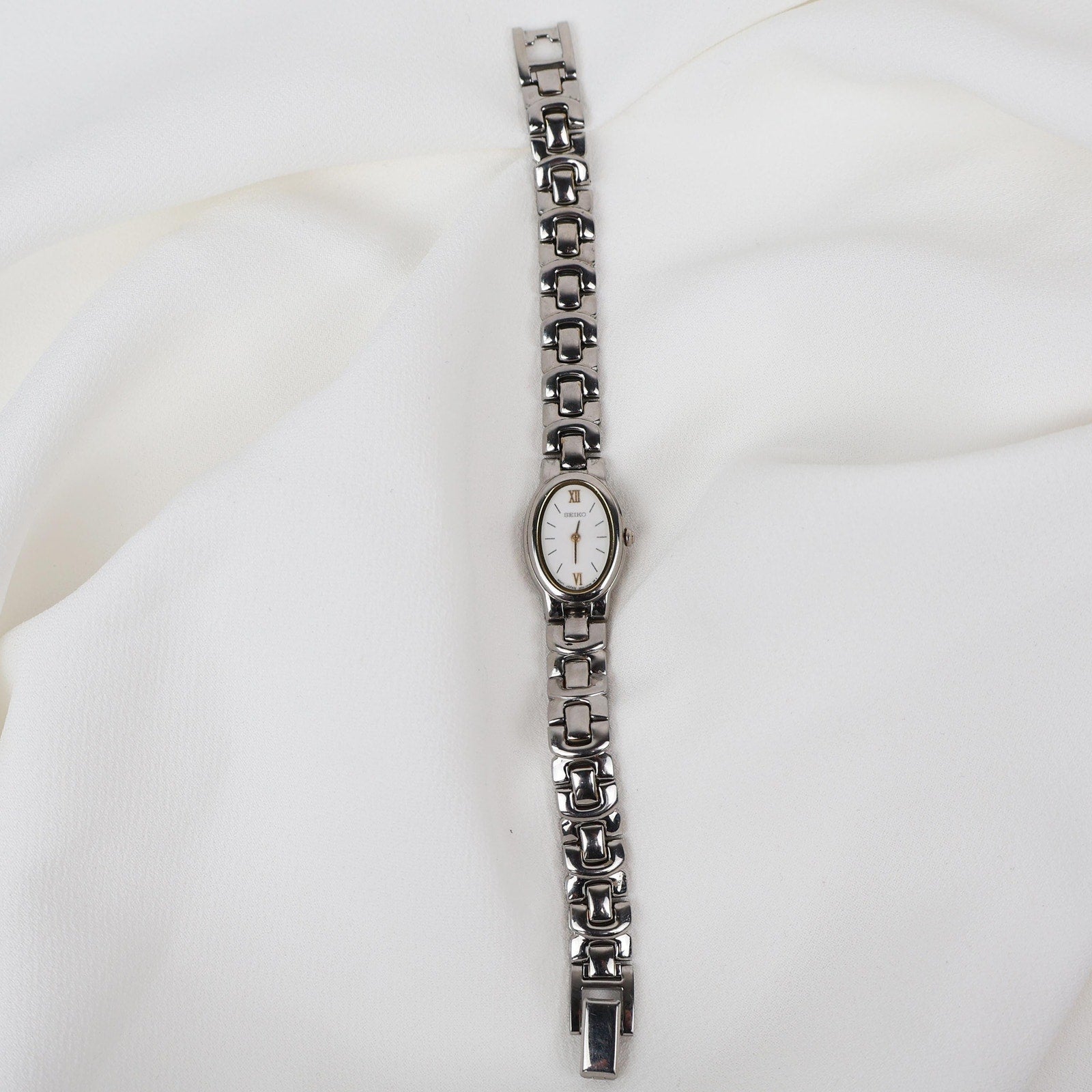Stunning Vintage Silver Seiko with Oval Face