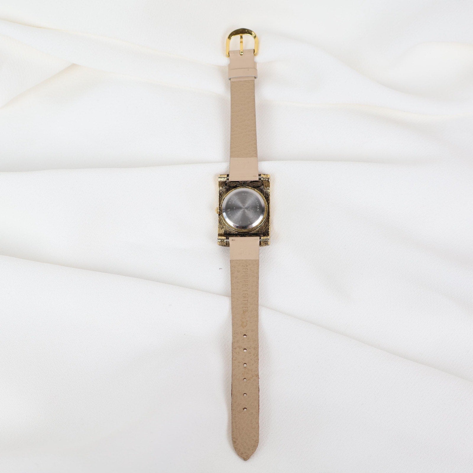 Vintage Anne Koplik Watch with Nude Leather Strap