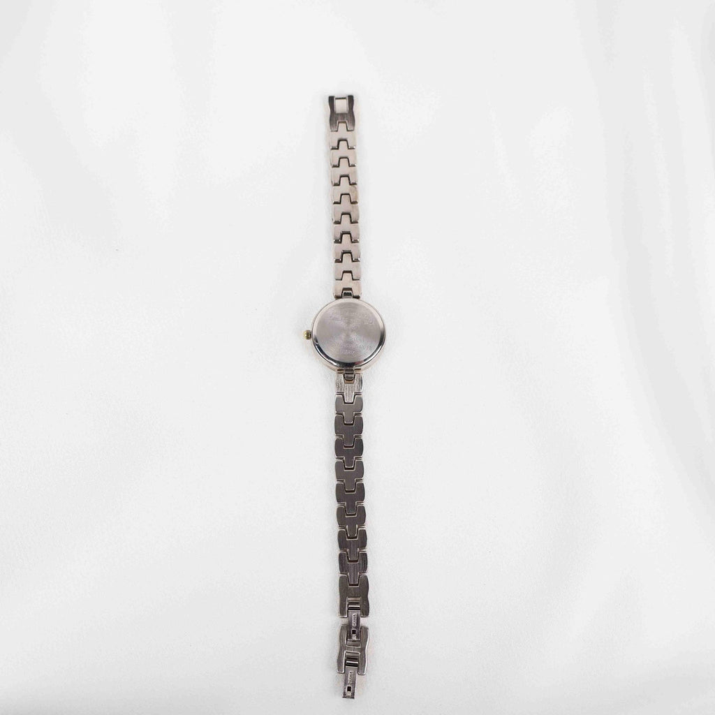 Vintage Anne Klein Circle Face Watch – Two Tone Bracelet (Working Battery)
