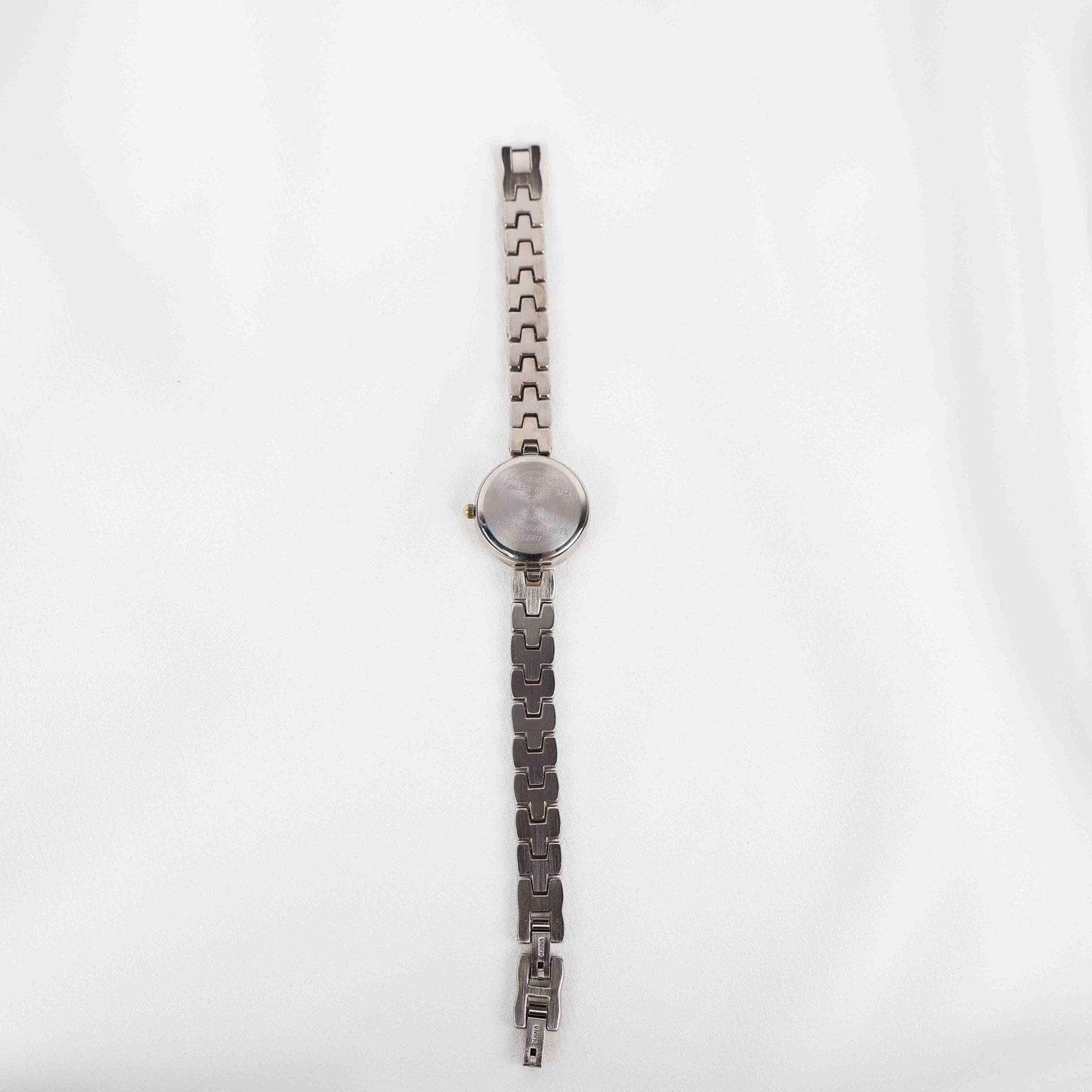 Vintage Anne Klein Circle Face Watch – Two Tone Bracelet (Working Battery)