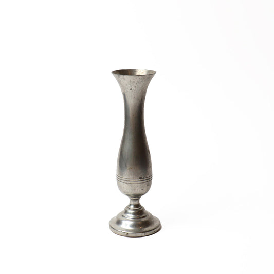 Vintage Pewter Candlestick Holder | Reed & Barton | Antique Brass Decor