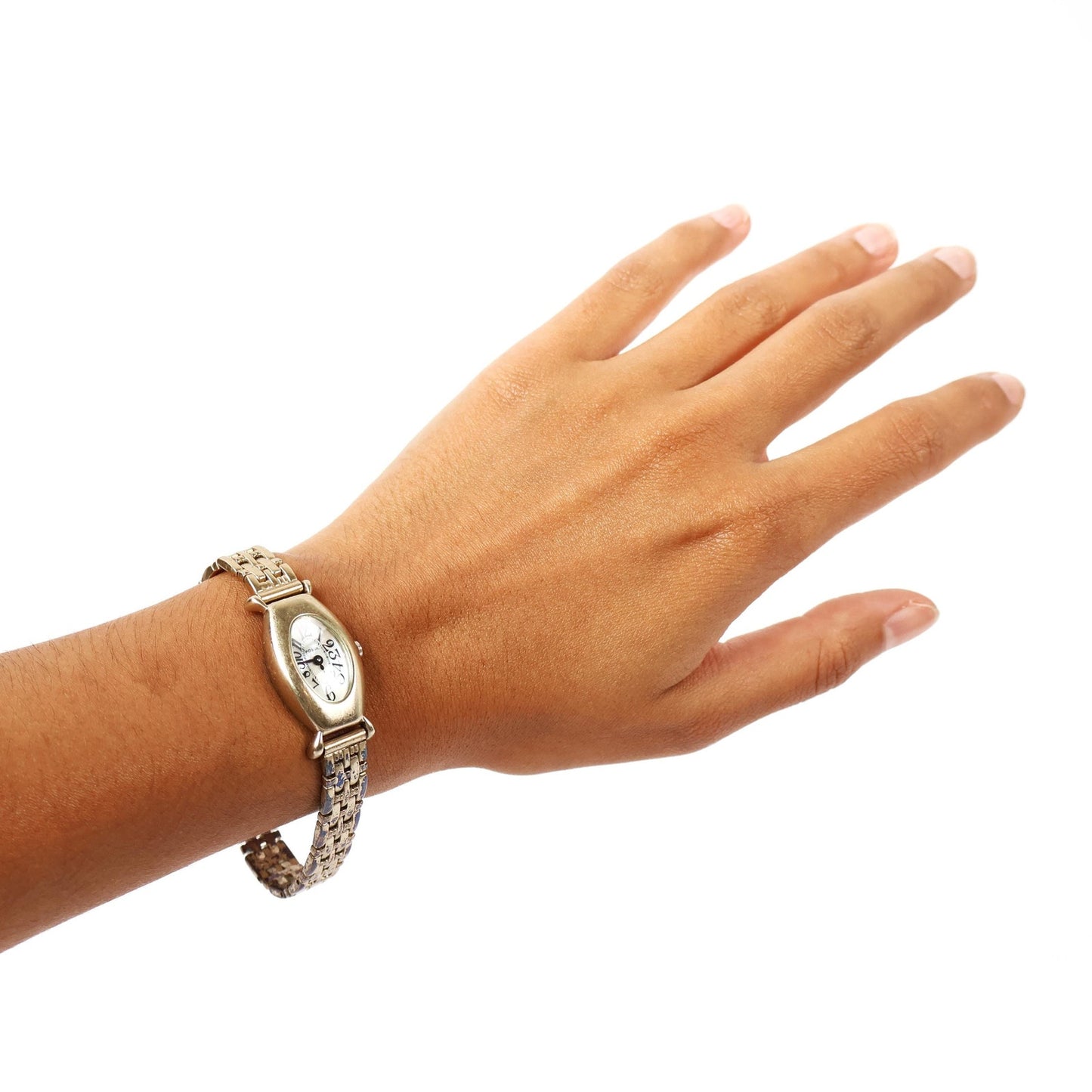 Vintage Gold Watch with Mother of Pearl Face | FOSSIL
