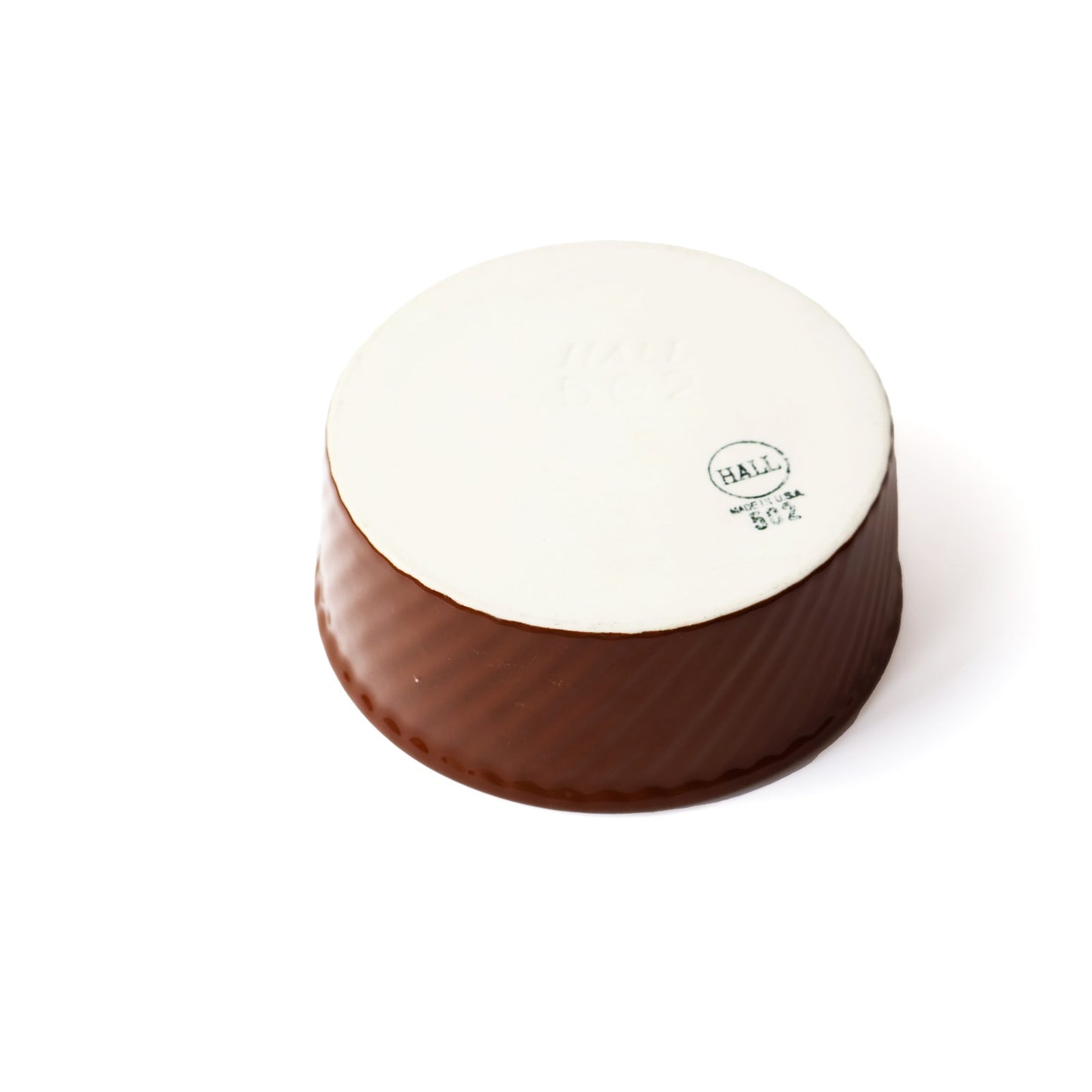 Vintage Pet Bowl | Burnt Orange Dog Dish | Hall 205 Dish | Cute Dish Bowl | Water Dish