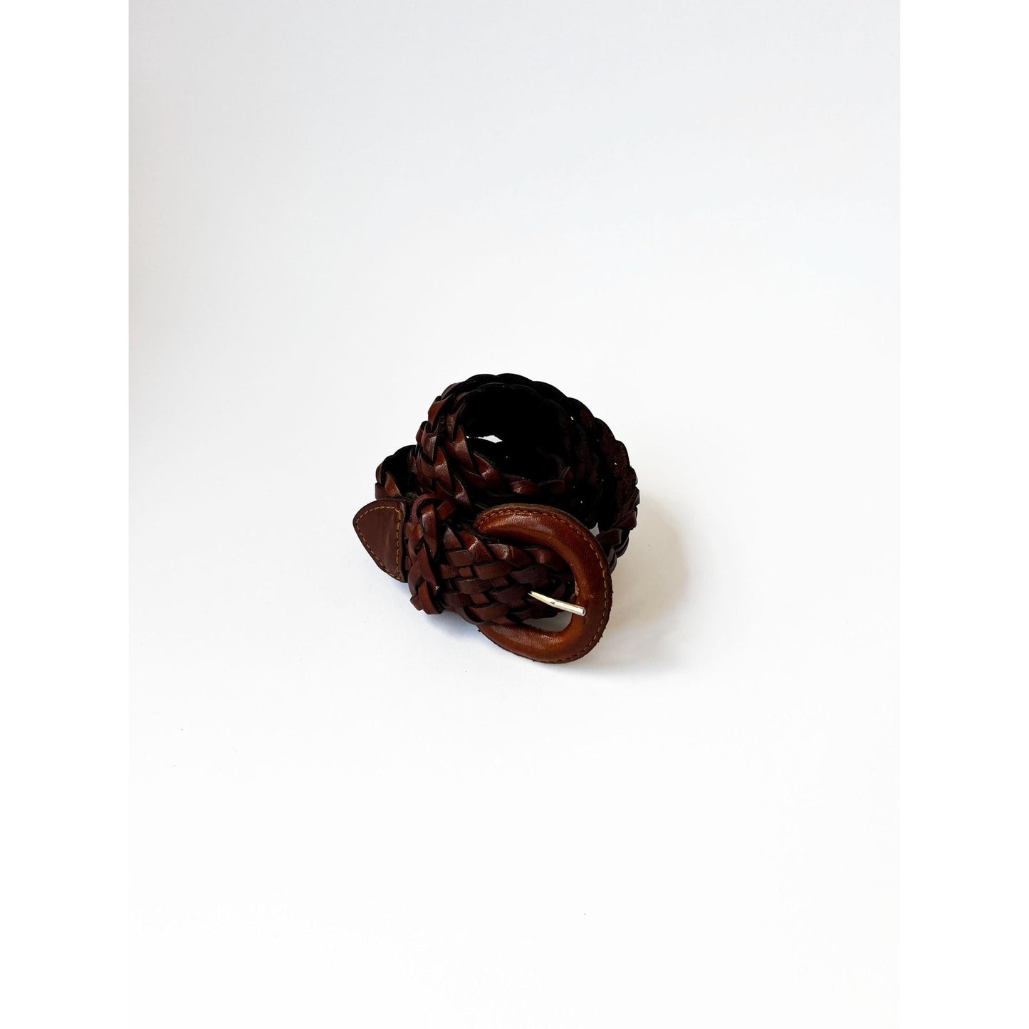 Vintage Brown Genuine Leather Belt