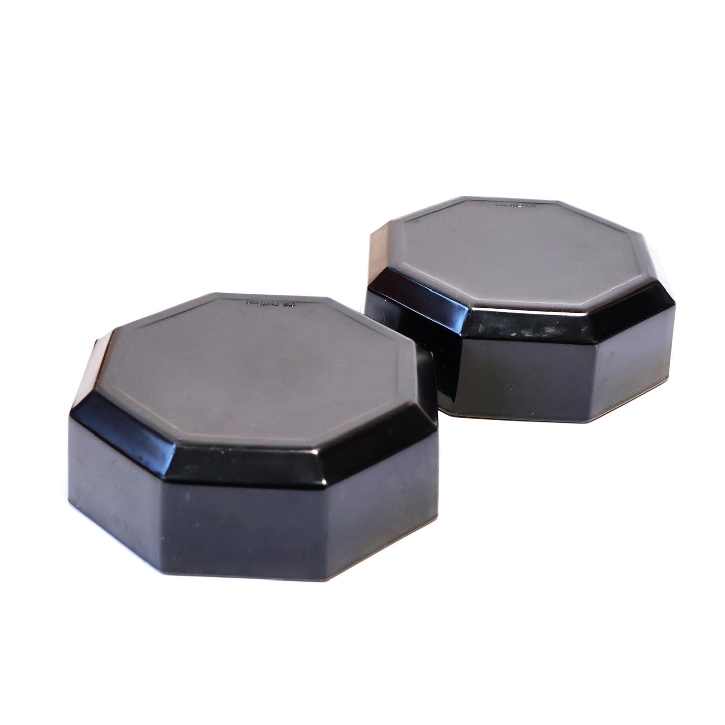 Vintage Black Octagonal Bowl Set