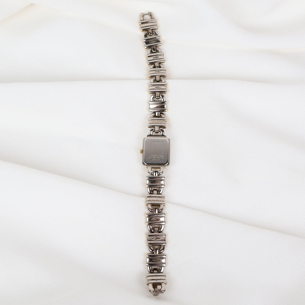 Vintage Two Tone Bulova Locket Watch with a Square Face