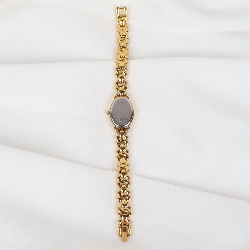 Vintage Gold Tone Caravelle by Bulova Watch with an Oval Face