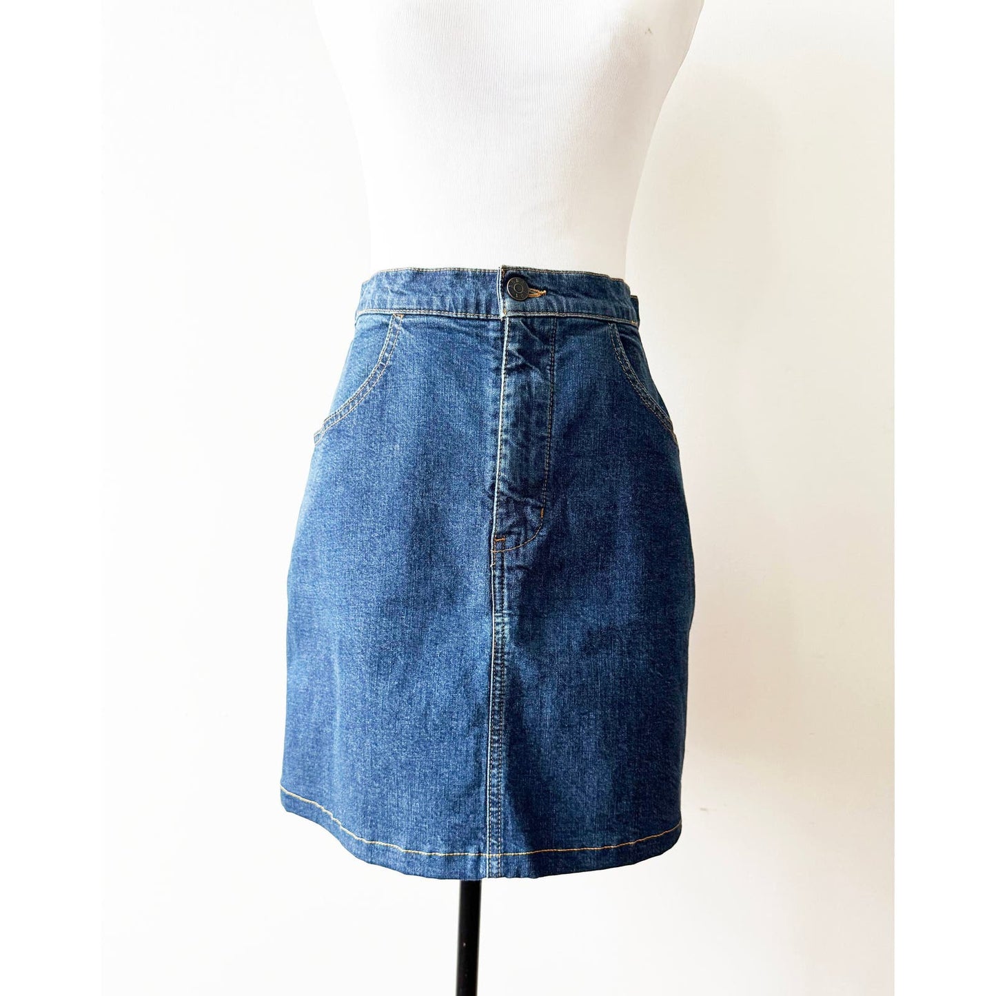 Y2k ANNA SUI Classic Denim Skirt | Size US 6