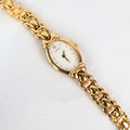Vintage Gold Tone Caravelle by Bulova Watch with an Oval Face