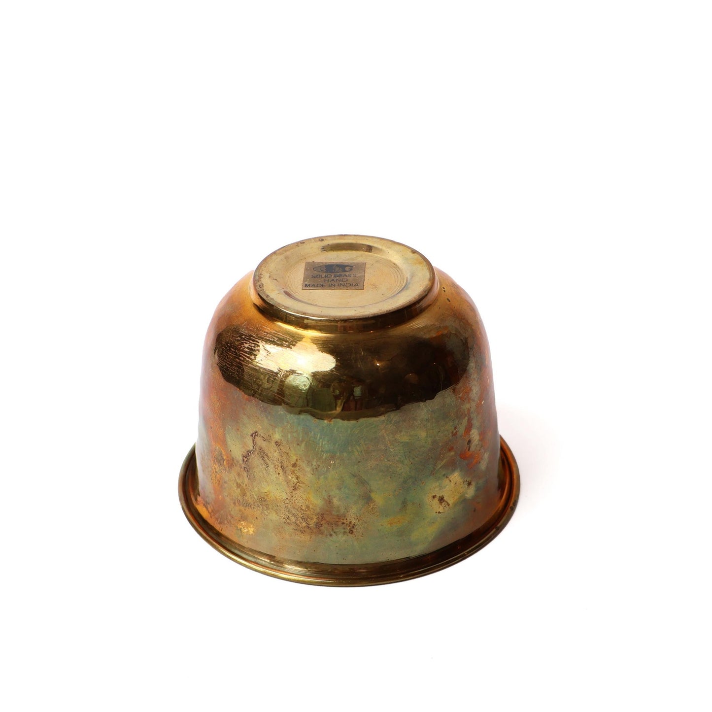 Vintage Solid Brass Planter