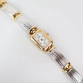 Vintage Two Tone Anne Klein Watch with a Rectangle Face Watch