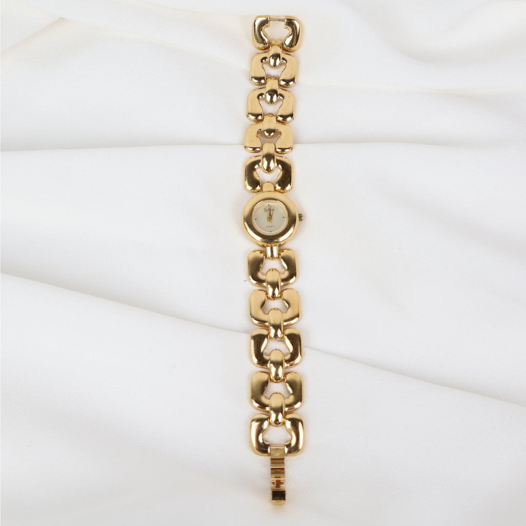 Vintage Gold Tone Chunky Sutton Watch