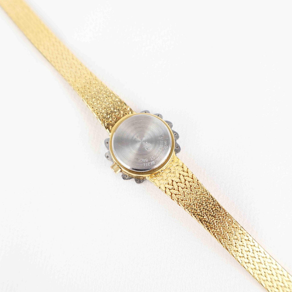 Vintage Deauville Circle Face Watch – Gold Tone Bracelet (Working Battery)