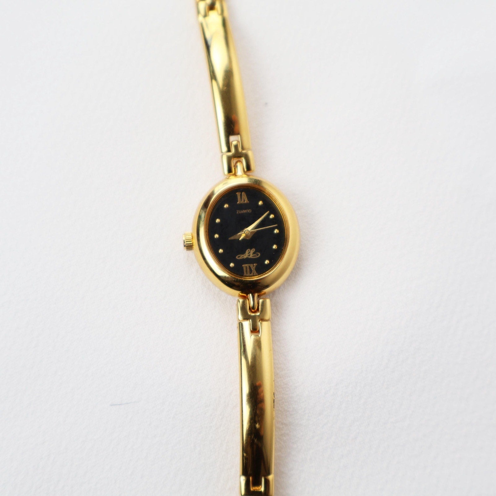 Vintage Black and Gold Worthington Watch