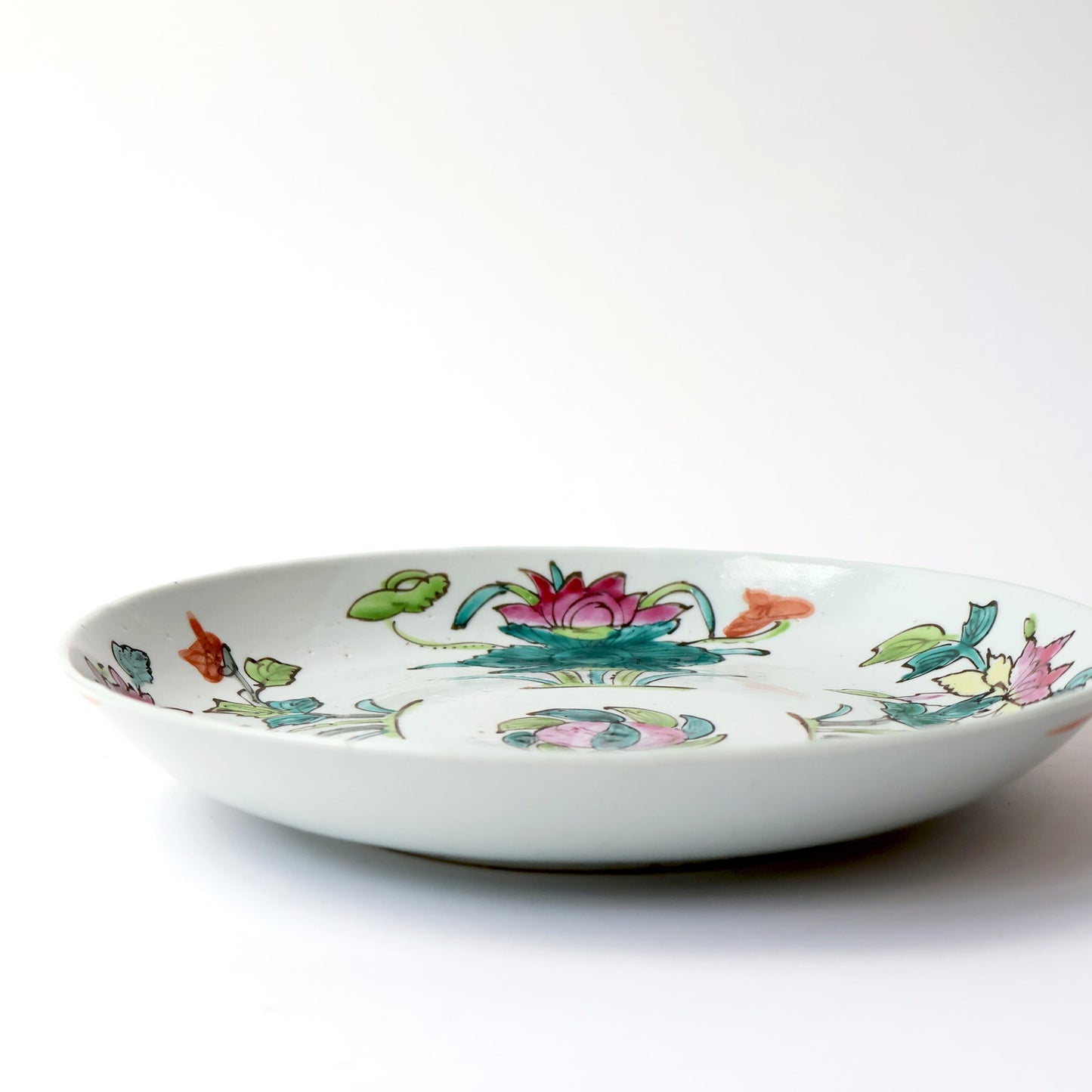 Vintage Chinoiserie Ceramic Dish