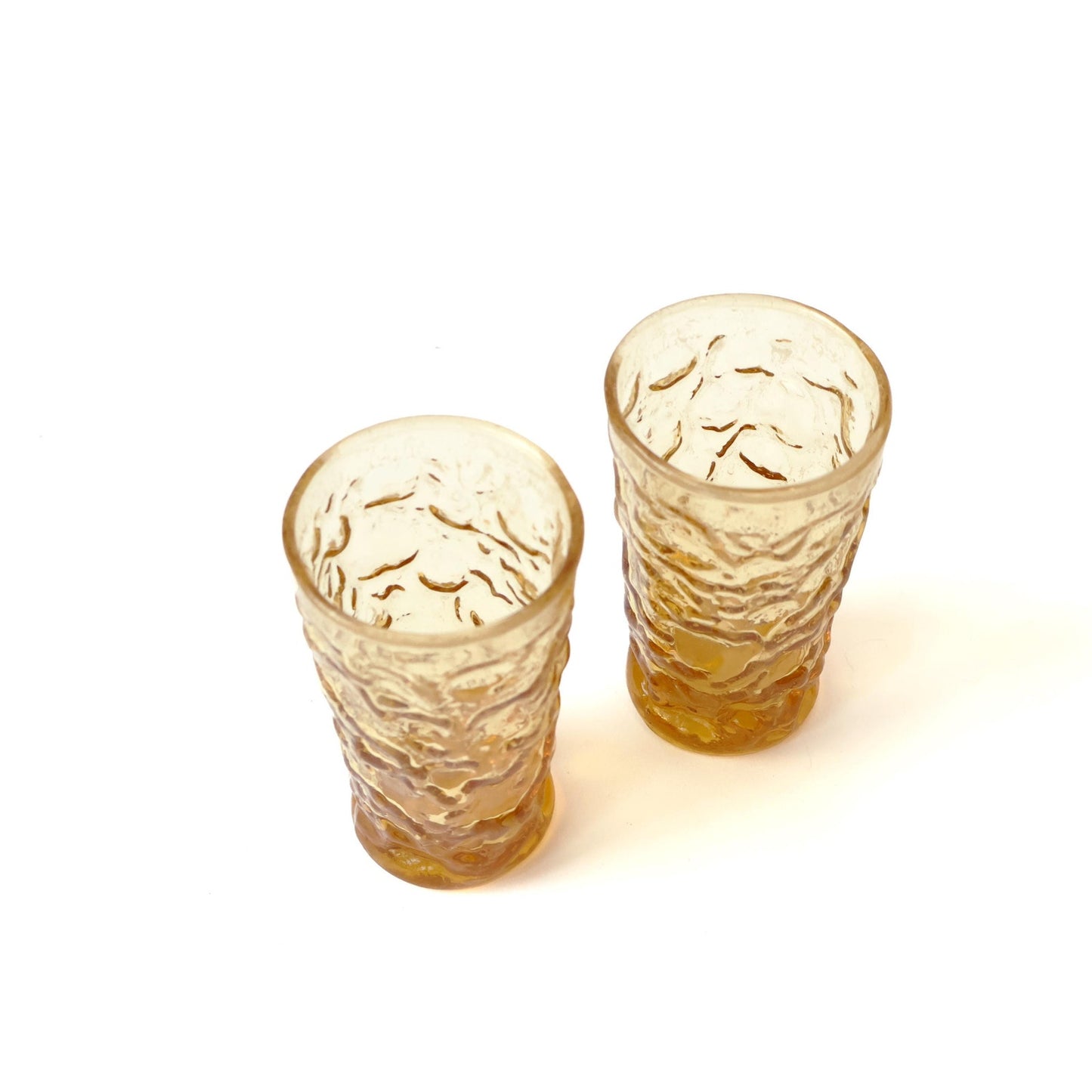 Vintage Yellow Glass Set