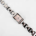 Vintage Nine West Square Face Watch – Silver Tone Bracelet (Working Battery)