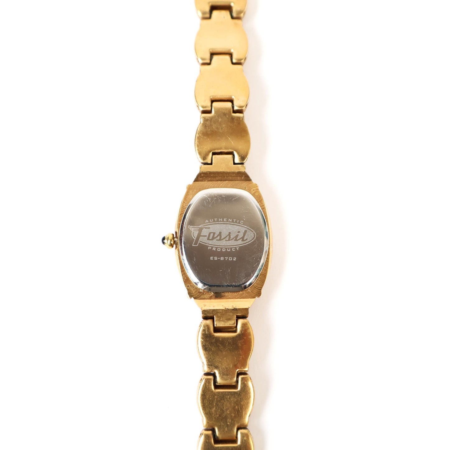 Vintage Gold Watch with Mother of Pearl Face | FOSSIL