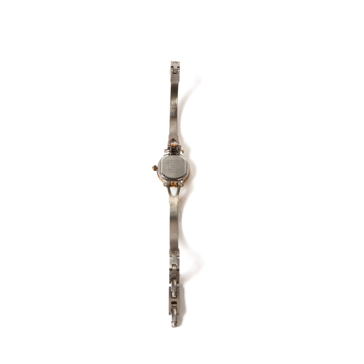 Vintage Two-Toned Watch with White Round Face | ANNE KLEIN II