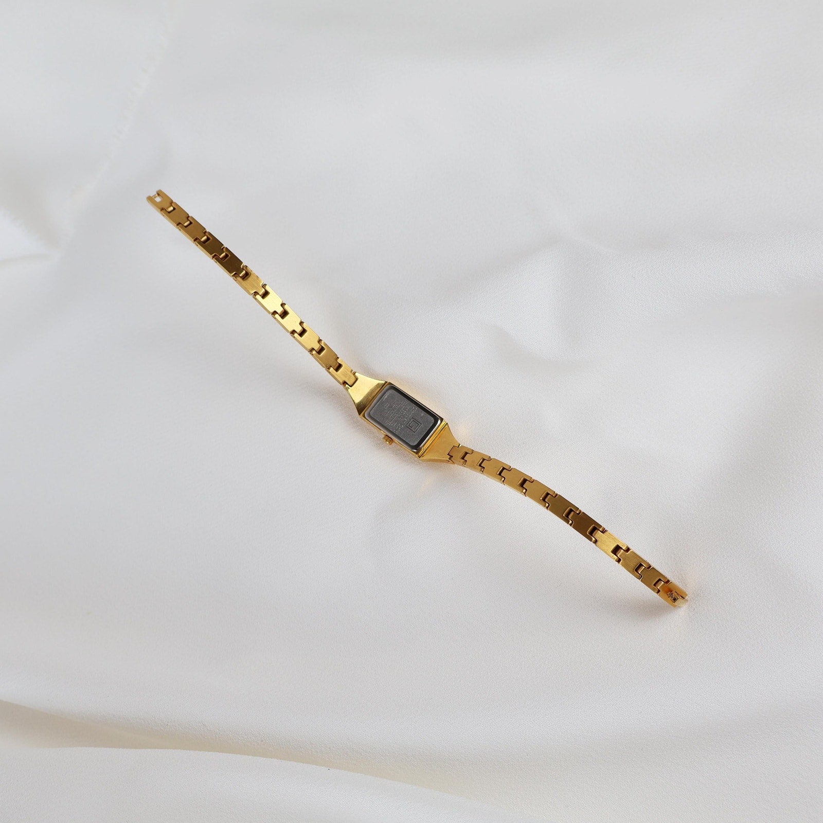 Vintage 18k Gold Plated Christian Gold Watch