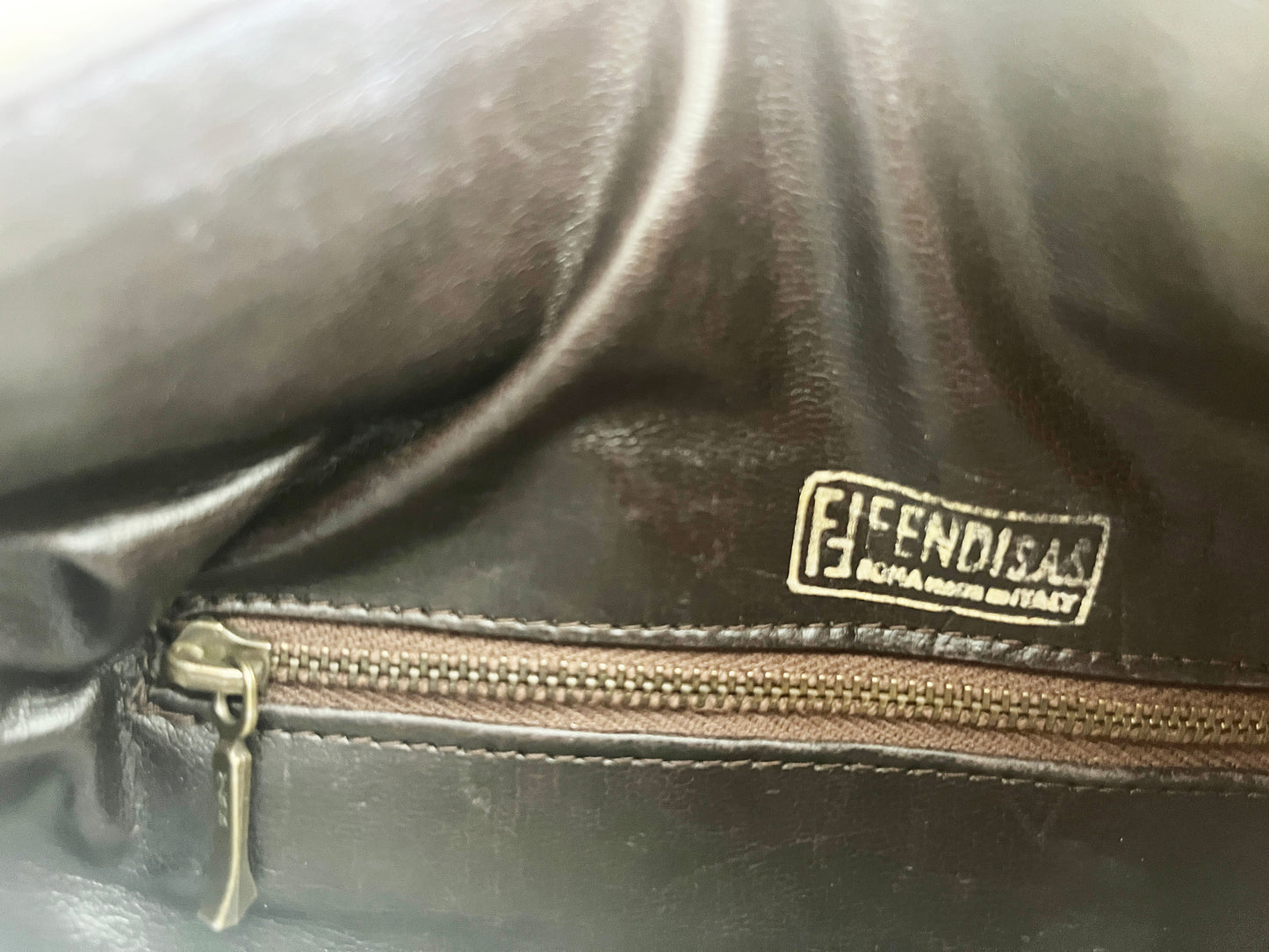 Vintage FENDI Logo Classic Handbag