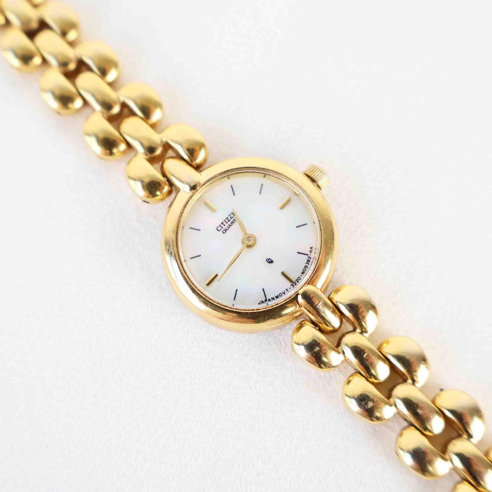 Vintage Gold Tone Citizen Watch – Japan Movement, Working Battery