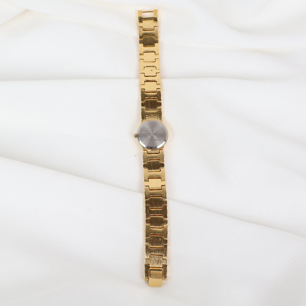 Vintage JF Black and Gold Watch