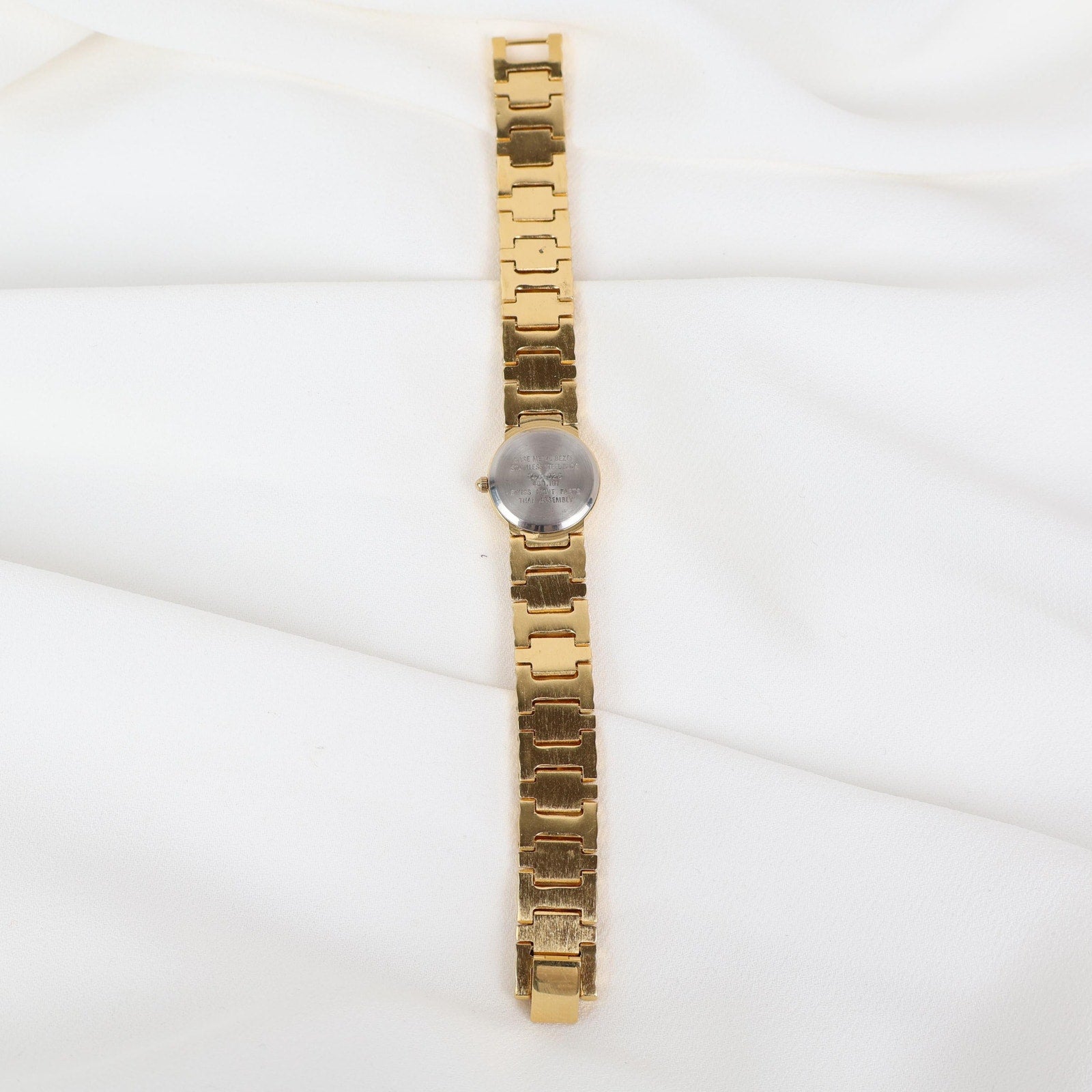 Vintage JF Black and Gold Watch
