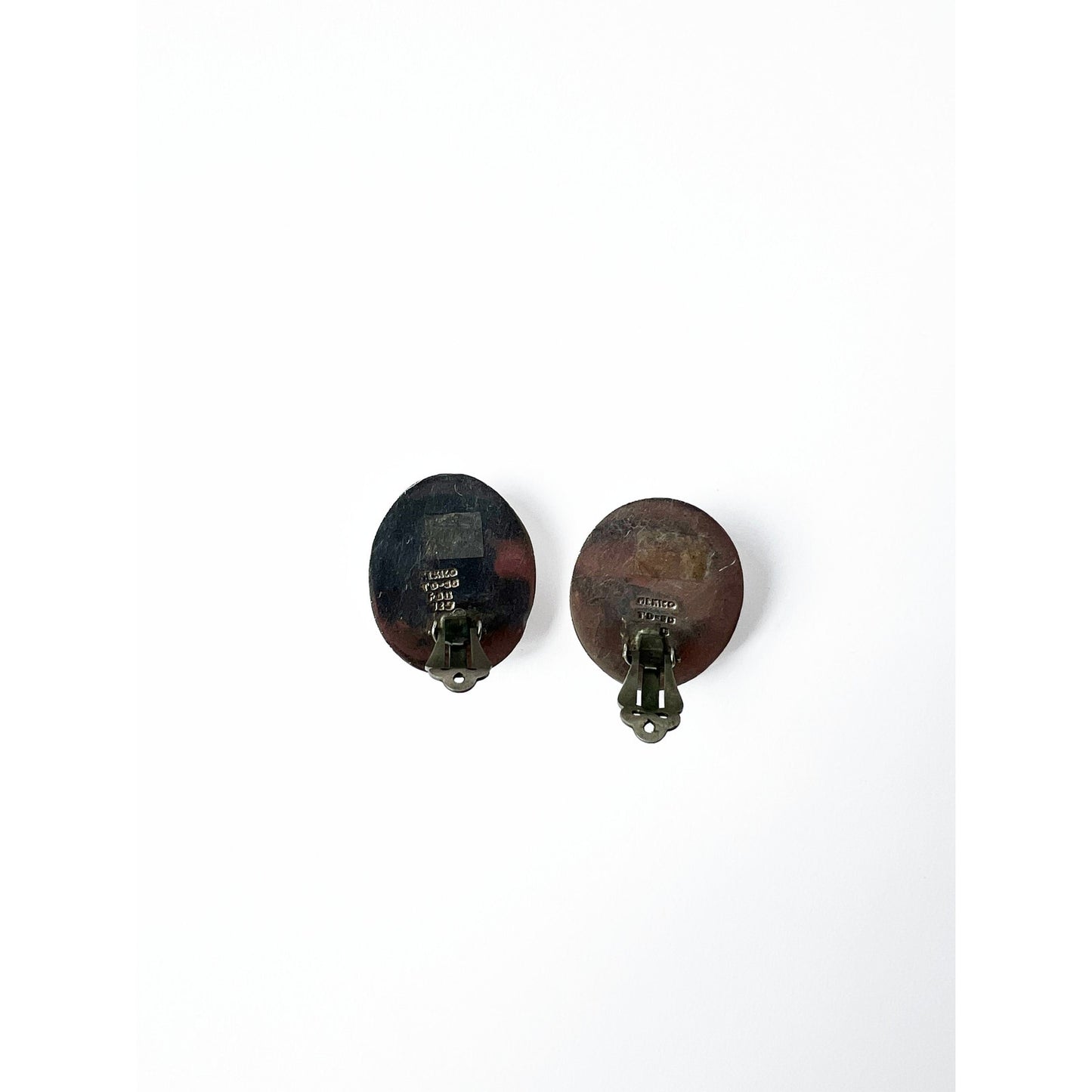 Vintage Sterling Silver Clip On Earrings