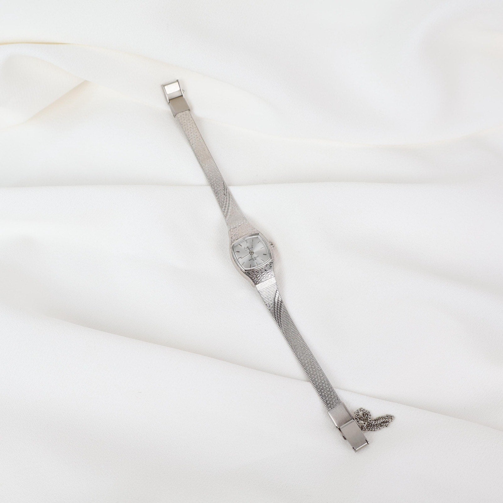 Vintage Activa Silver Tone Quartz Watch