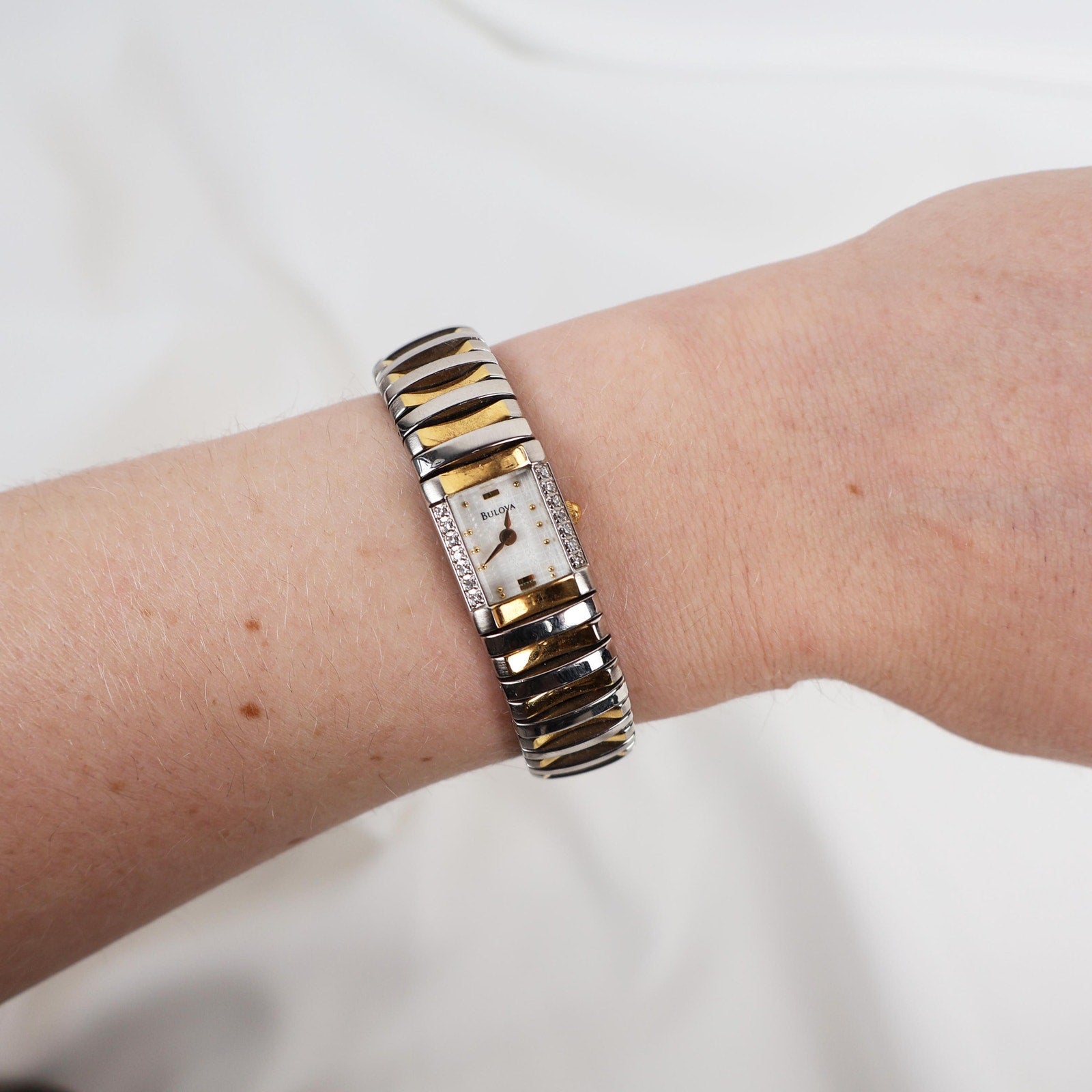 Vintage Two Tone Bulova Cocktail Watch