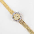 Vintage Deauville Circle Face Watch – Gold Tone Bracelet (Working Battery)