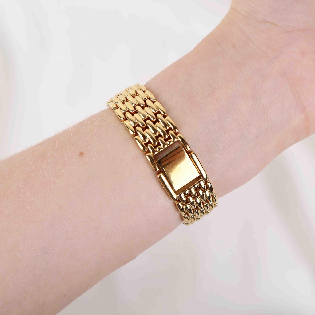 Vintage Jacklyn Smith Watch – Gold Tone Bracelet (Working Battery)