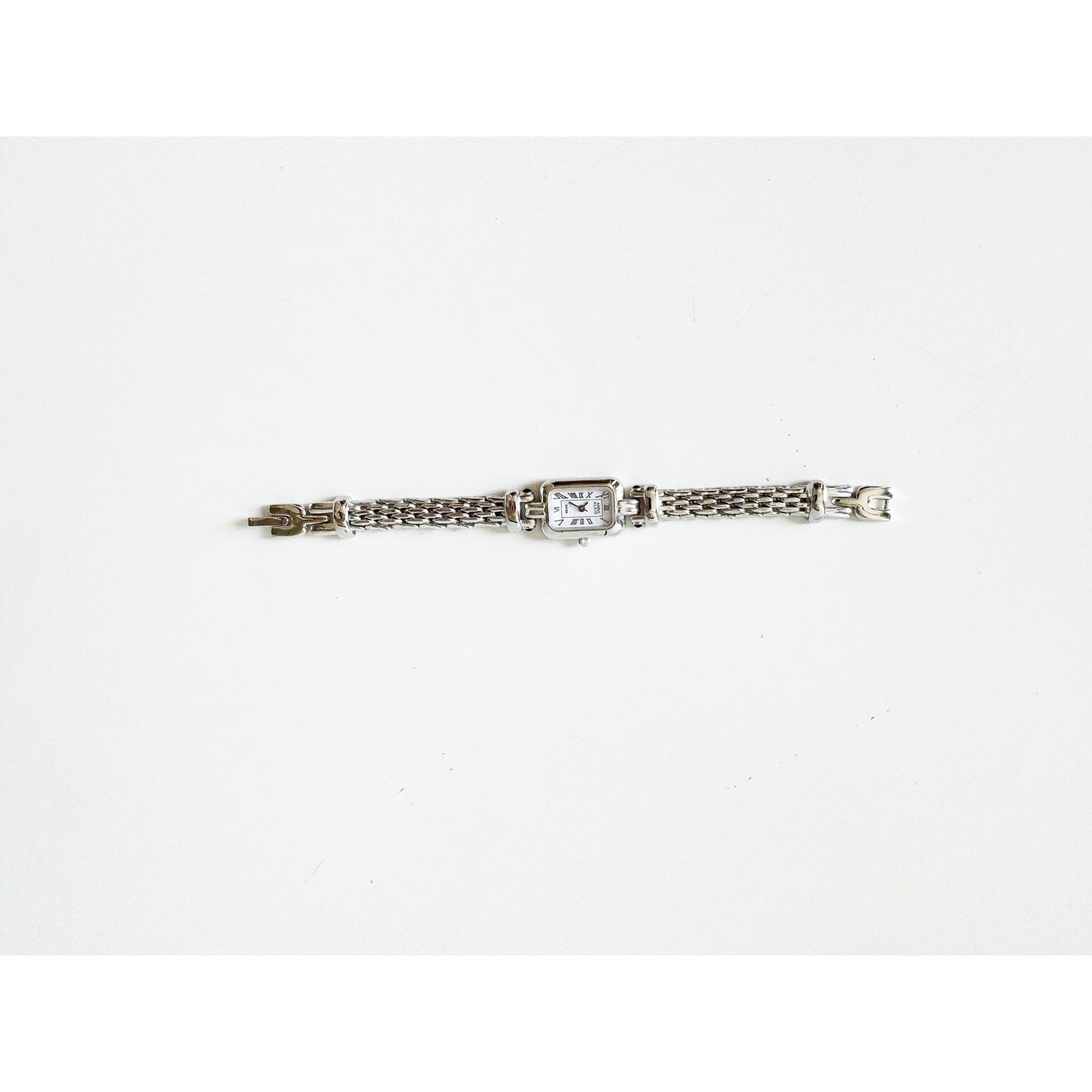 Vintage Silver Watch with Classic Design l Anne Klein