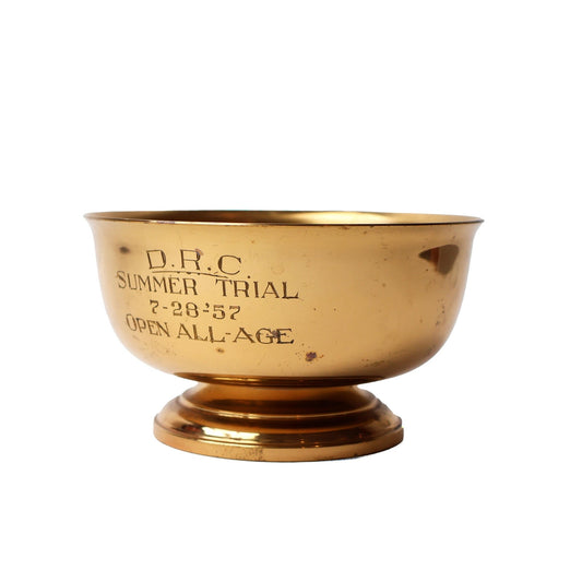 Vintage Solid Brass Trophy 1950's