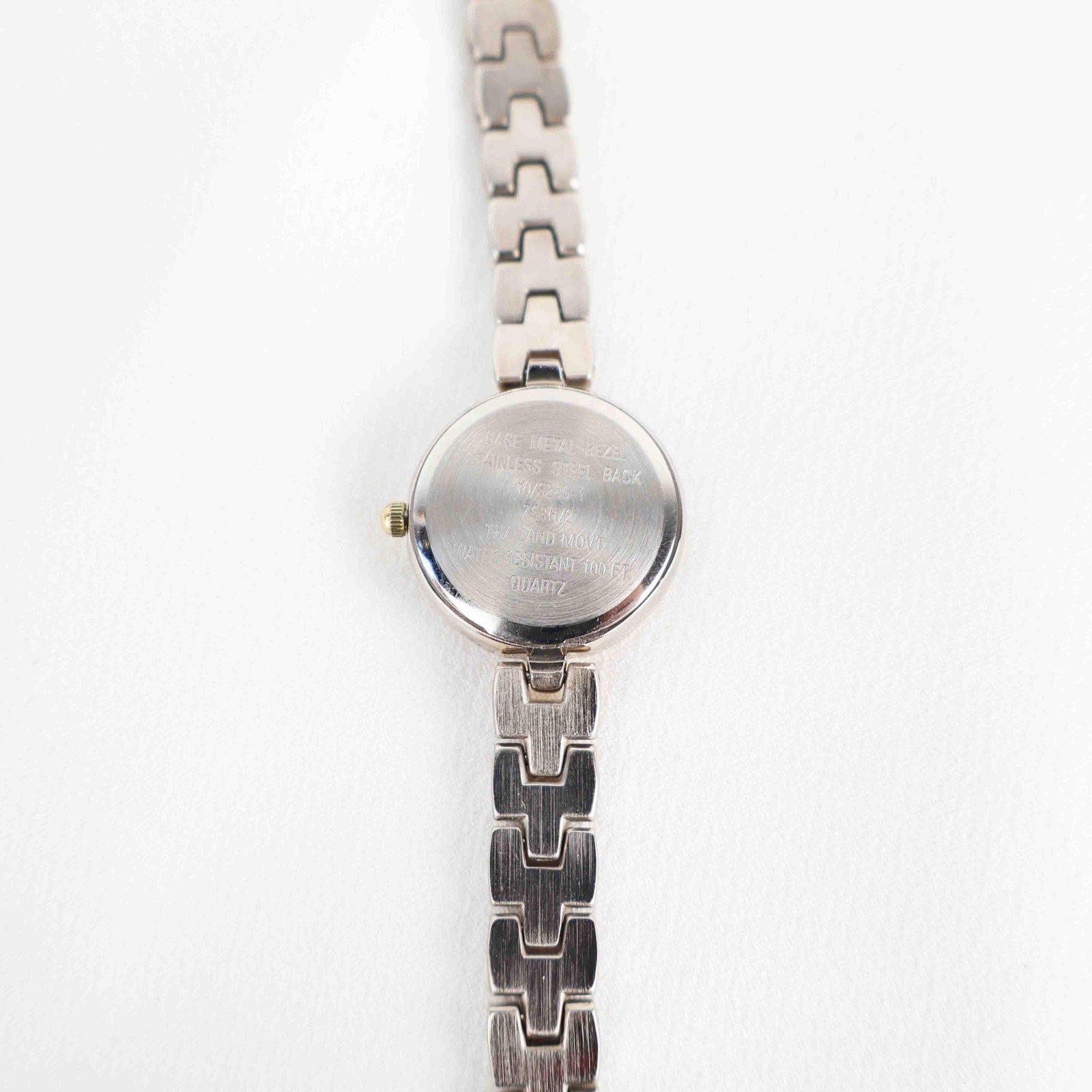 Vintage Anne Klein Circle Face Watch – Two Tone Bracelet (Working Battery)