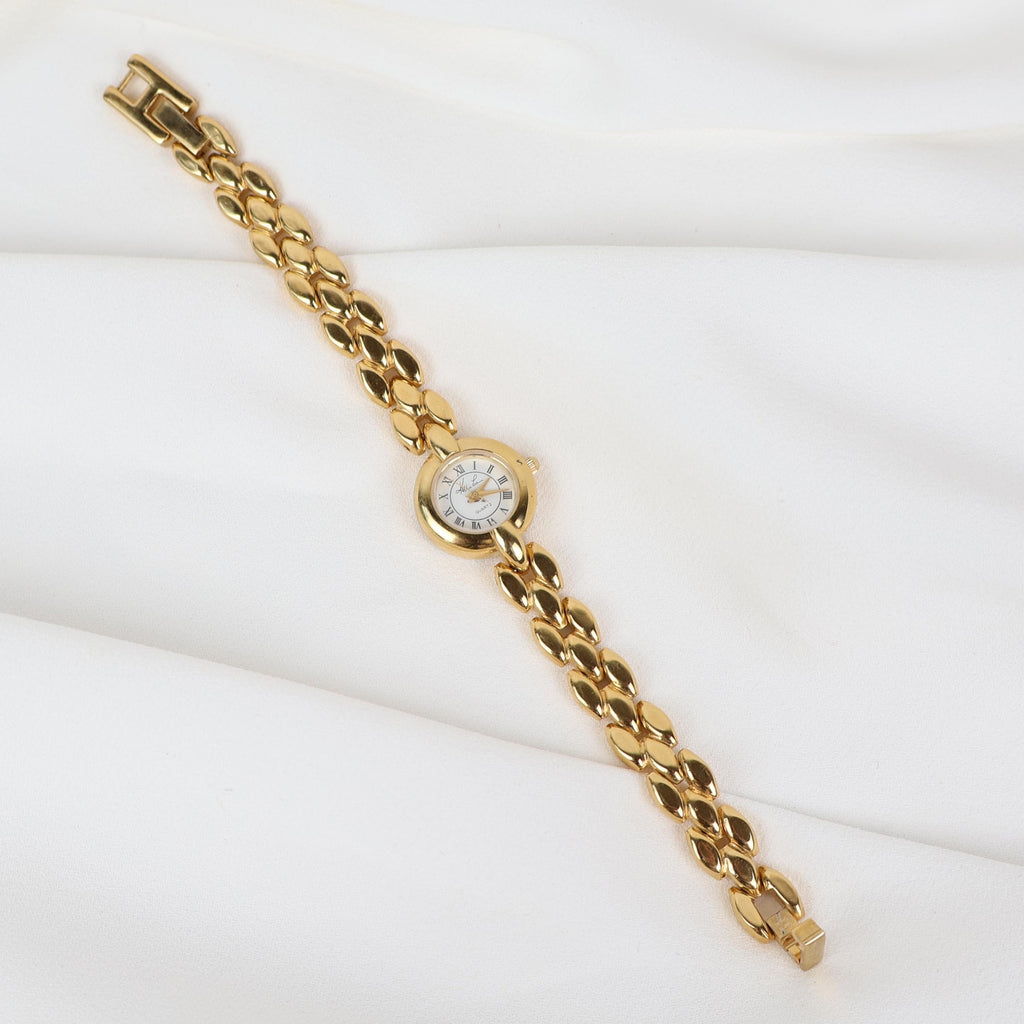 Vintage Gold Tone Kathie Lee Bracelet Watch