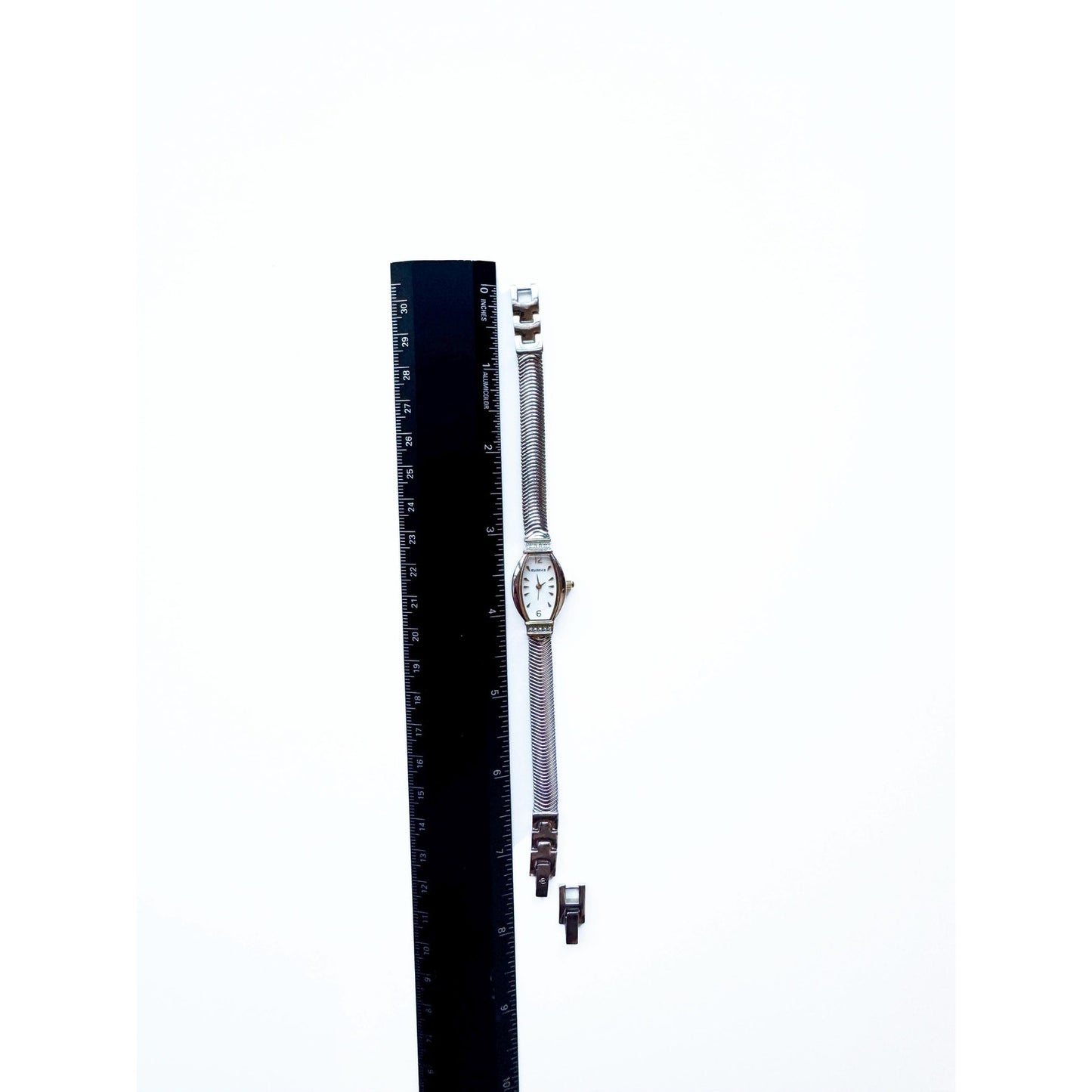 Vintage Small Two Tone Watch with Oval Face | Elgin