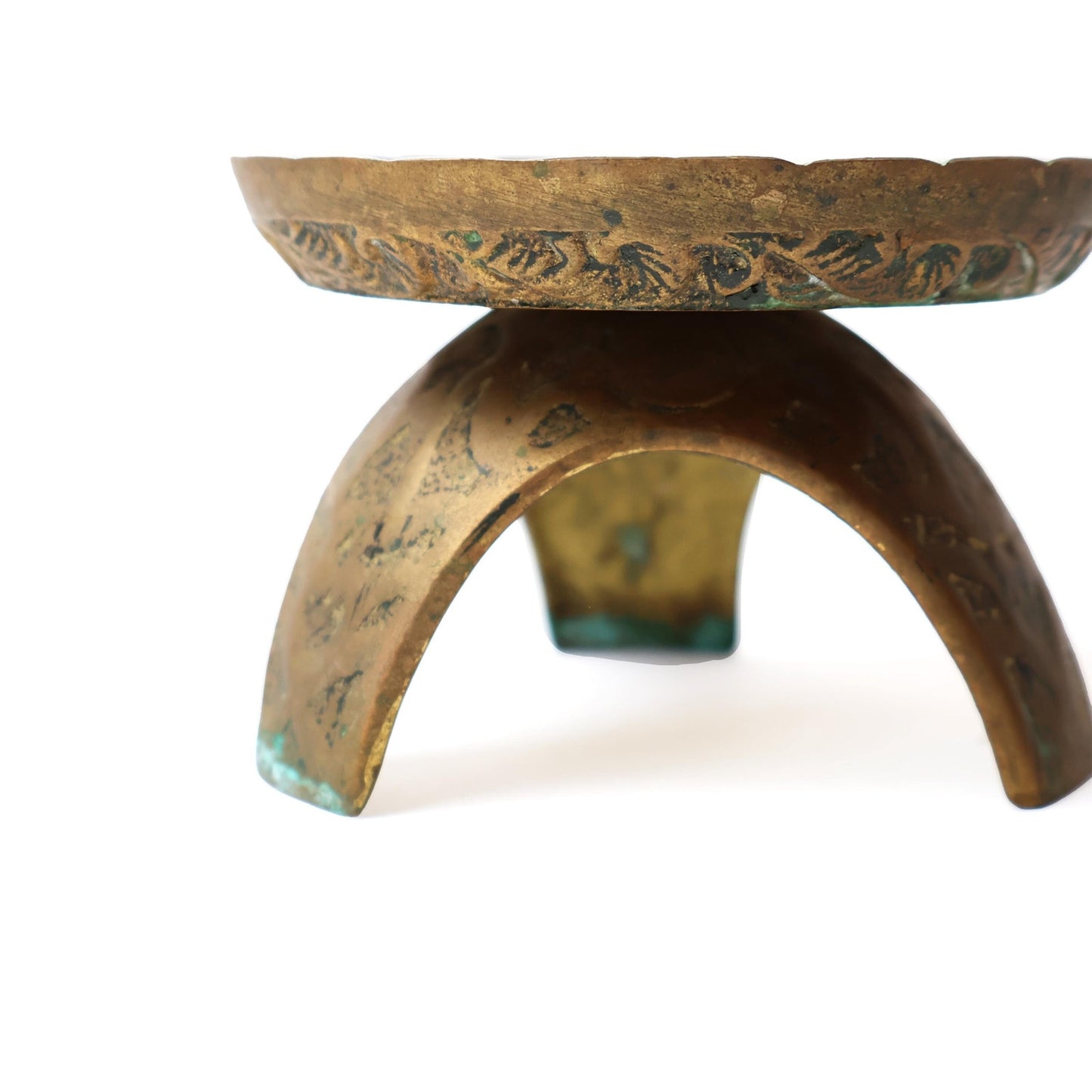 Vintage Brass Candle Holder