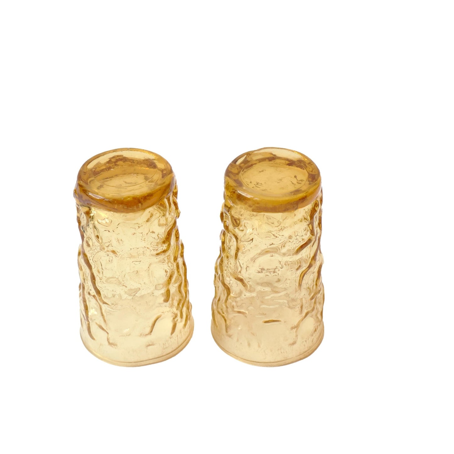 Vintage Yellow Glass Set