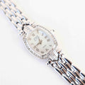Vintage Anne Klein Watch with a Bedazzled Face - Silver Bracelet (Working Battery)