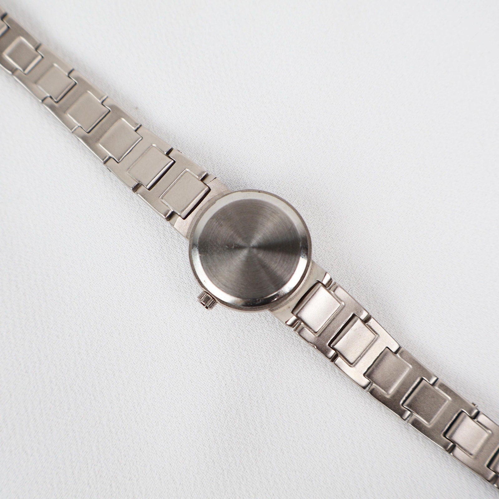 Vintage Silver Anne Klein Watch with Circle Face
